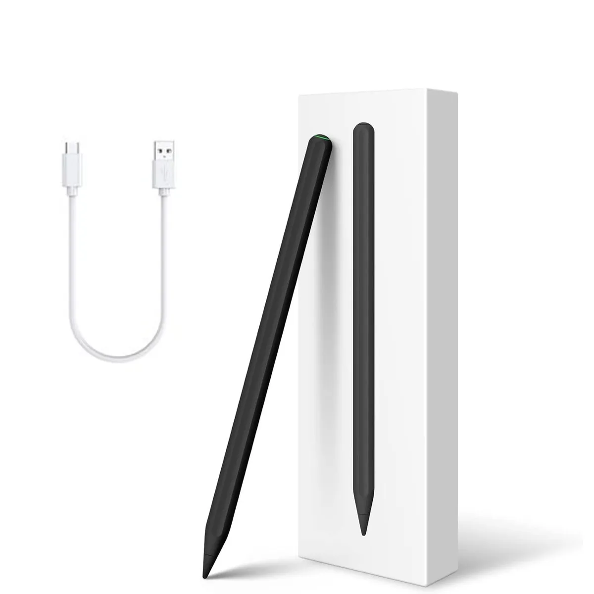 BezosMax Magnetic Wireless & Type-C Charging Active Stylus Pencil for iPad - Black