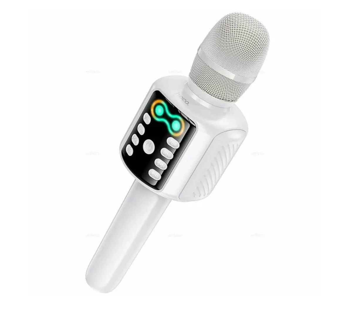 Hoco.L24 Shine BT Karaoke Microphone Speaker - Wireless & Rechargeable - White