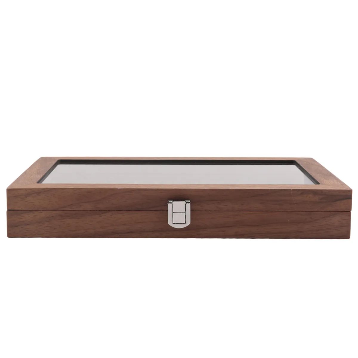 12 Grid Walnut Pen Storage Holder Pen Case