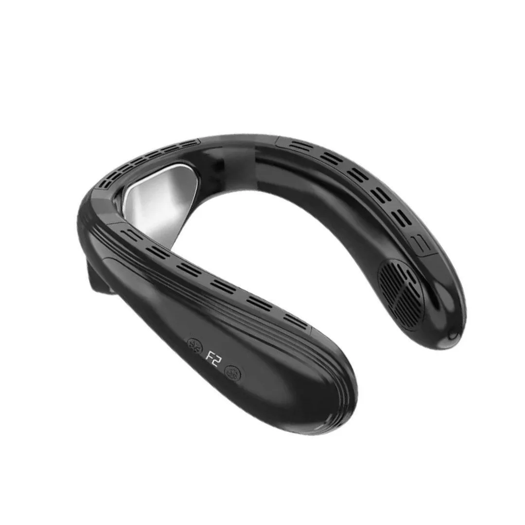 Premium Neck/Back Bladeless Portable Fan - Black