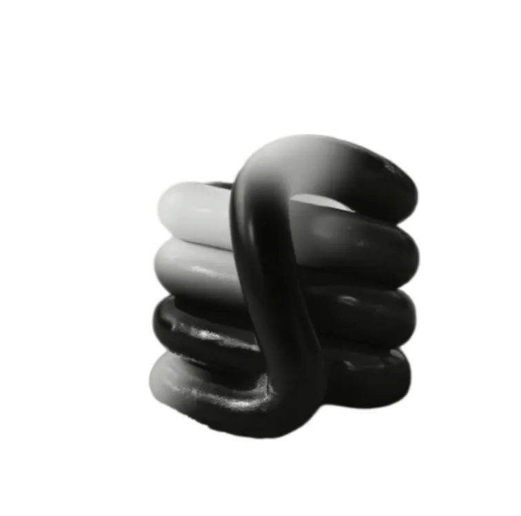 Temperature Change Tangle Fidget Toy - Stress Relief Sensory Toy - Black