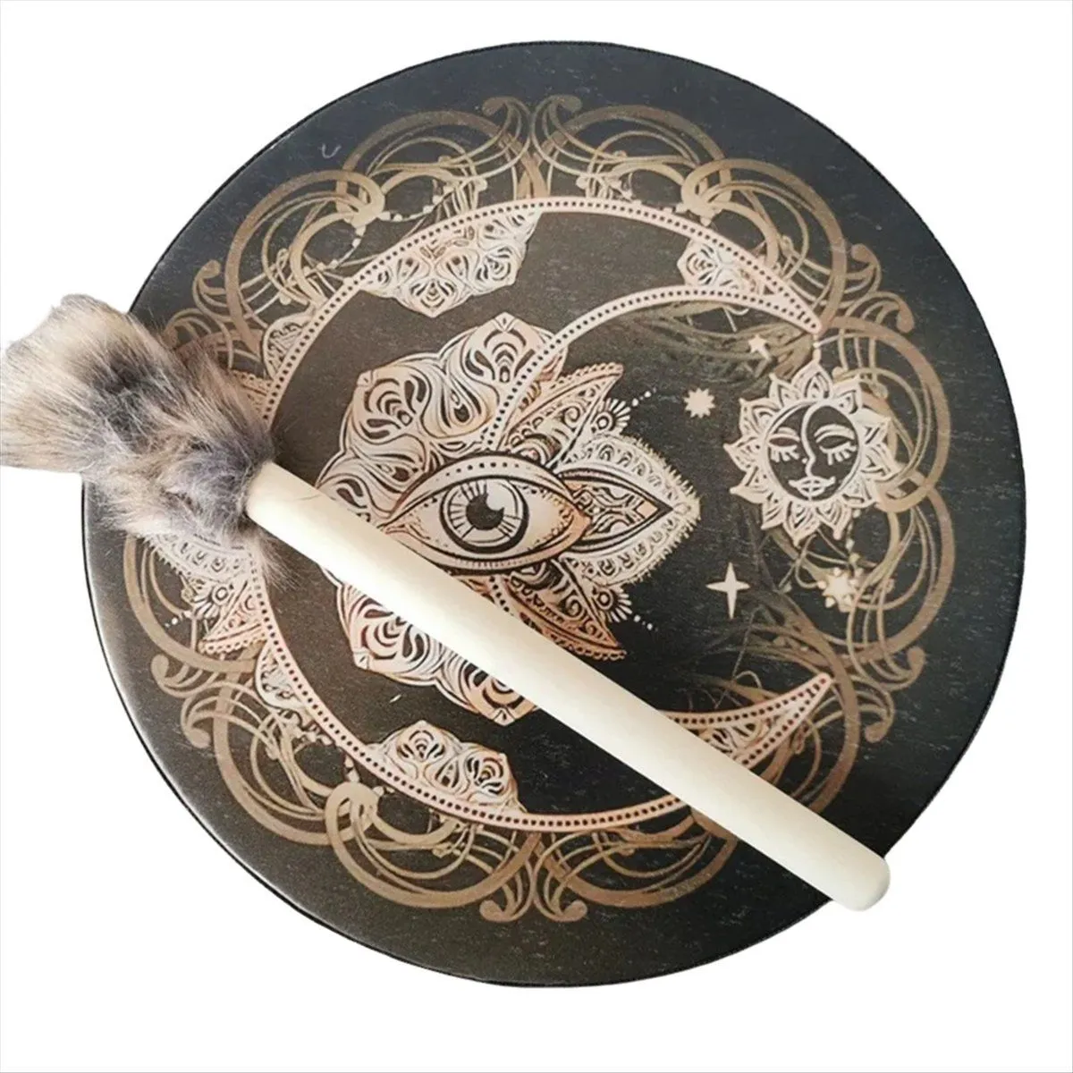 Lunar Eclipse Drum Moon Sound Imitation Sheepskin Percussion 25Cm