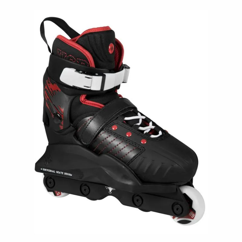 Usd Transformer Kids Size Adjustable Aggressive Inline Skates - Black Red