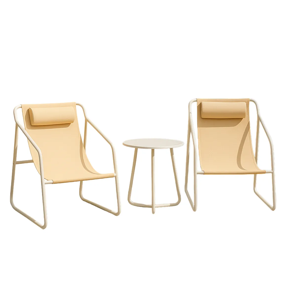 Outdoor Bistro Set - 2 Sofas & Coffee Table (3PC Set)
