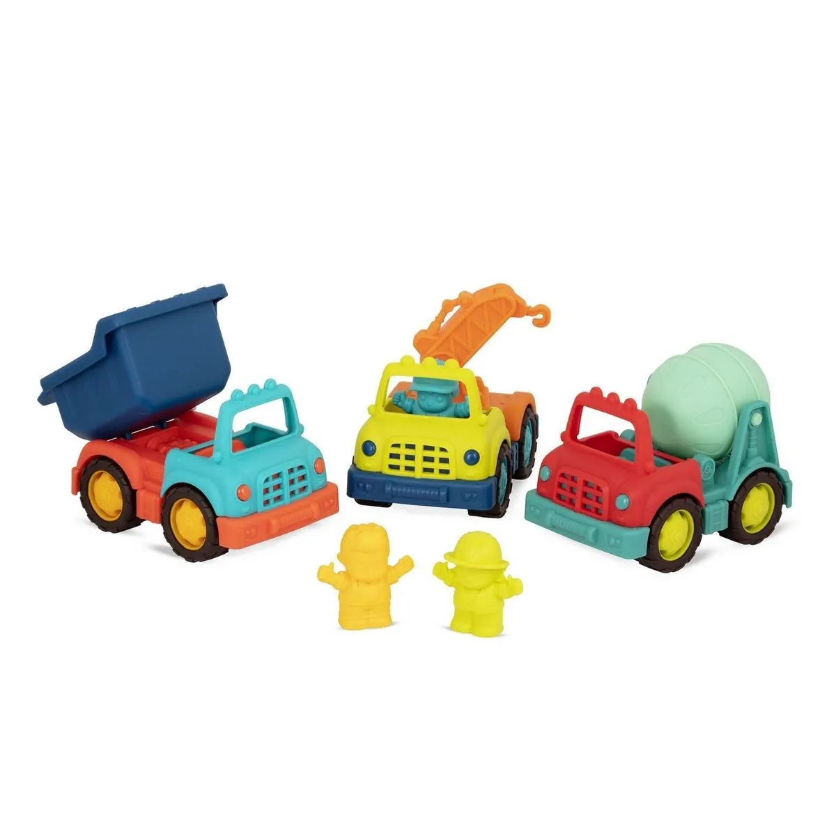 B. toys Happy Cruisers – Construction Truck Set