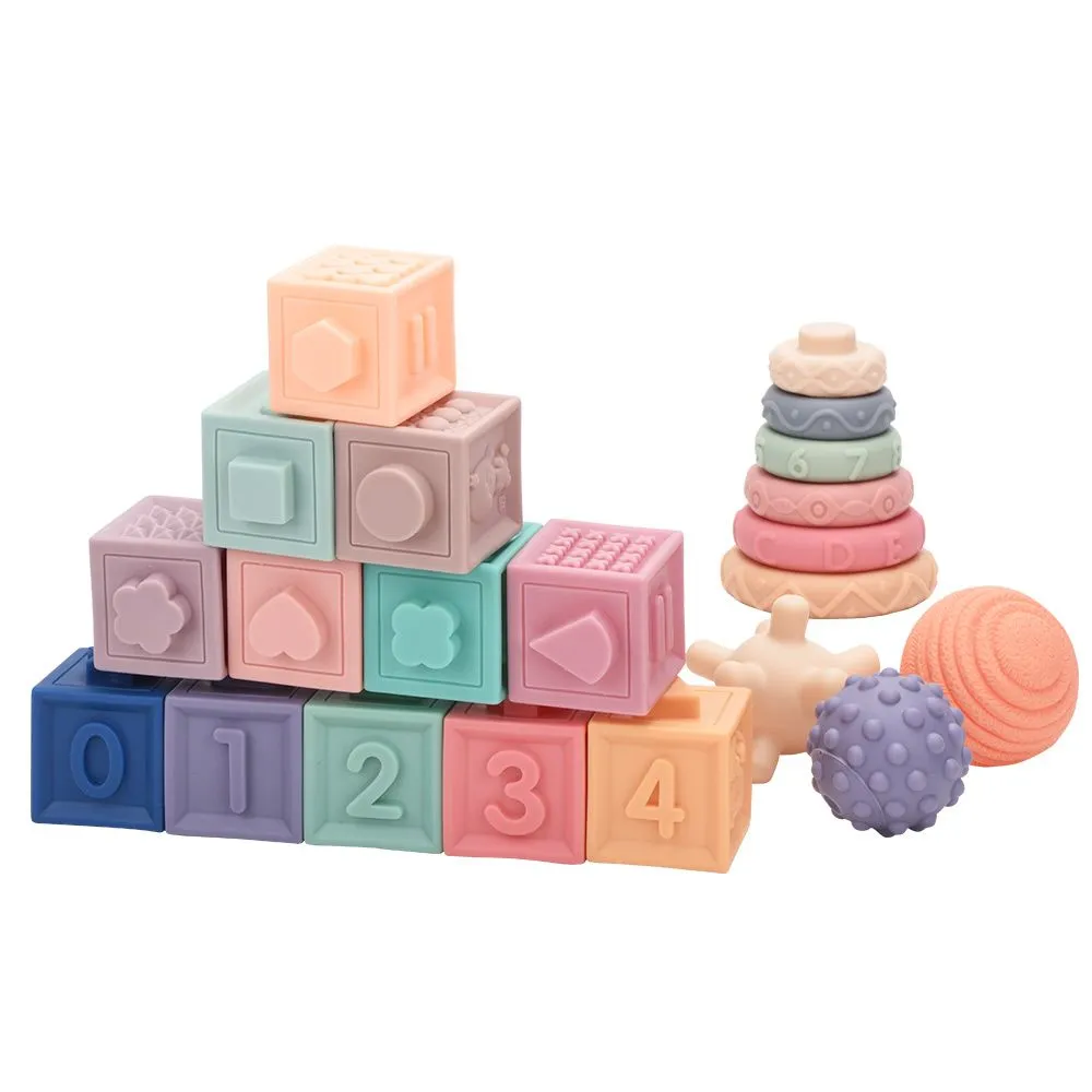 Montessori 21-Piece Development and Educational Toy for Toddlers