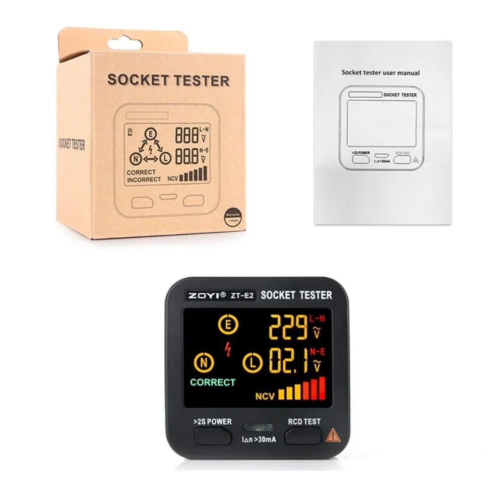 Socket Tester, Plug Tester for Electrical outlets