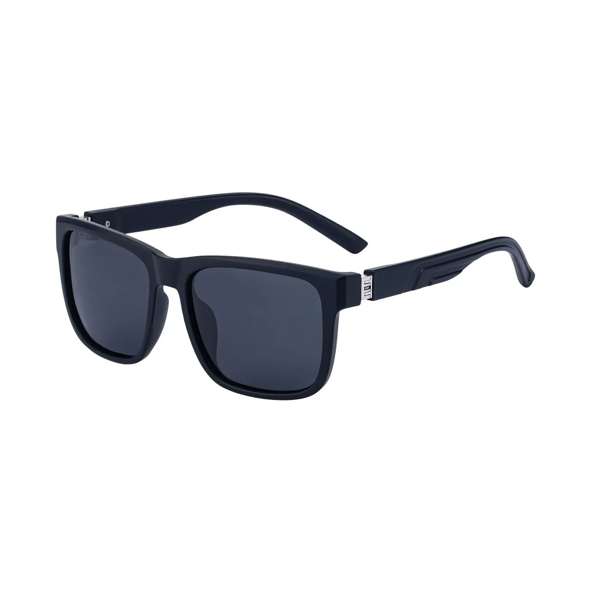 Fashion Rectangle Polarized Sunglasses-TAC Lenses UV Protection Anti-Glare - Black Frame + Gray Len…