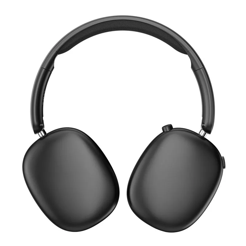 Over-Ear Bluetooth Headphones With Hi-Res Audio Foldable Design - Black