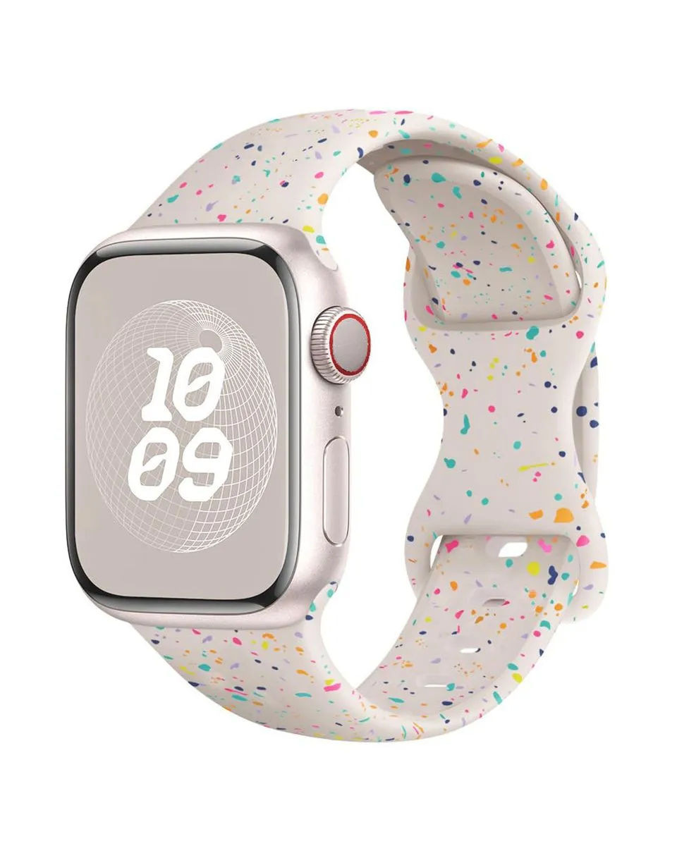 Silicone Watch Strap Compatible with Apple Watch SE/Series1-10(38 /40/41mm)