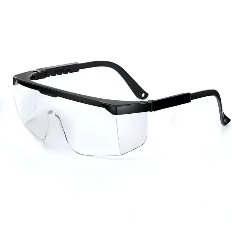 Outdoor Safety Protective Clear Tactical Sports Goggles Glasses Comfortable - Black