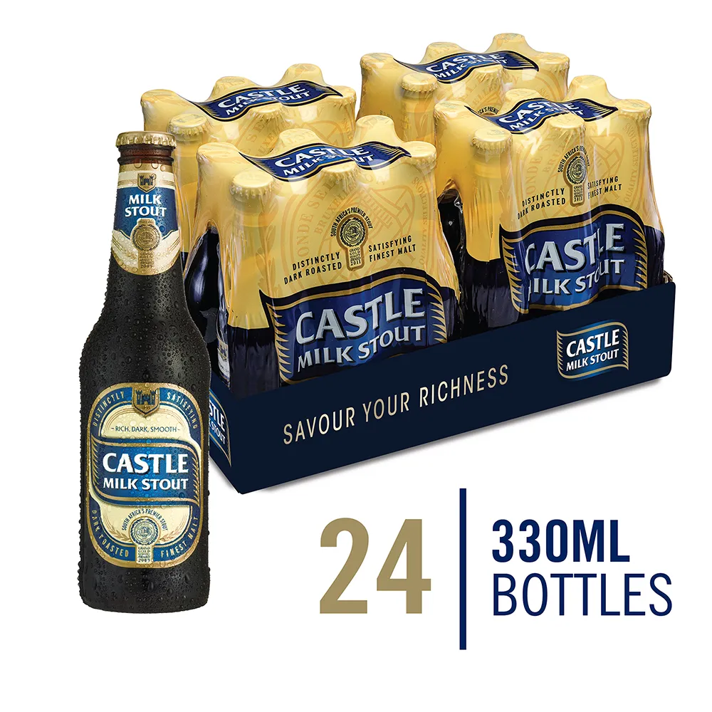 Castle Milkstout Premium Beer 24 x 330ml Bottles
