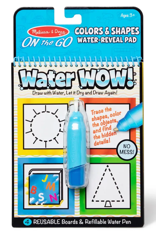 Melissa & Doug On the Go Water Wow! Water-Reveal Pad - Colours & Shapes