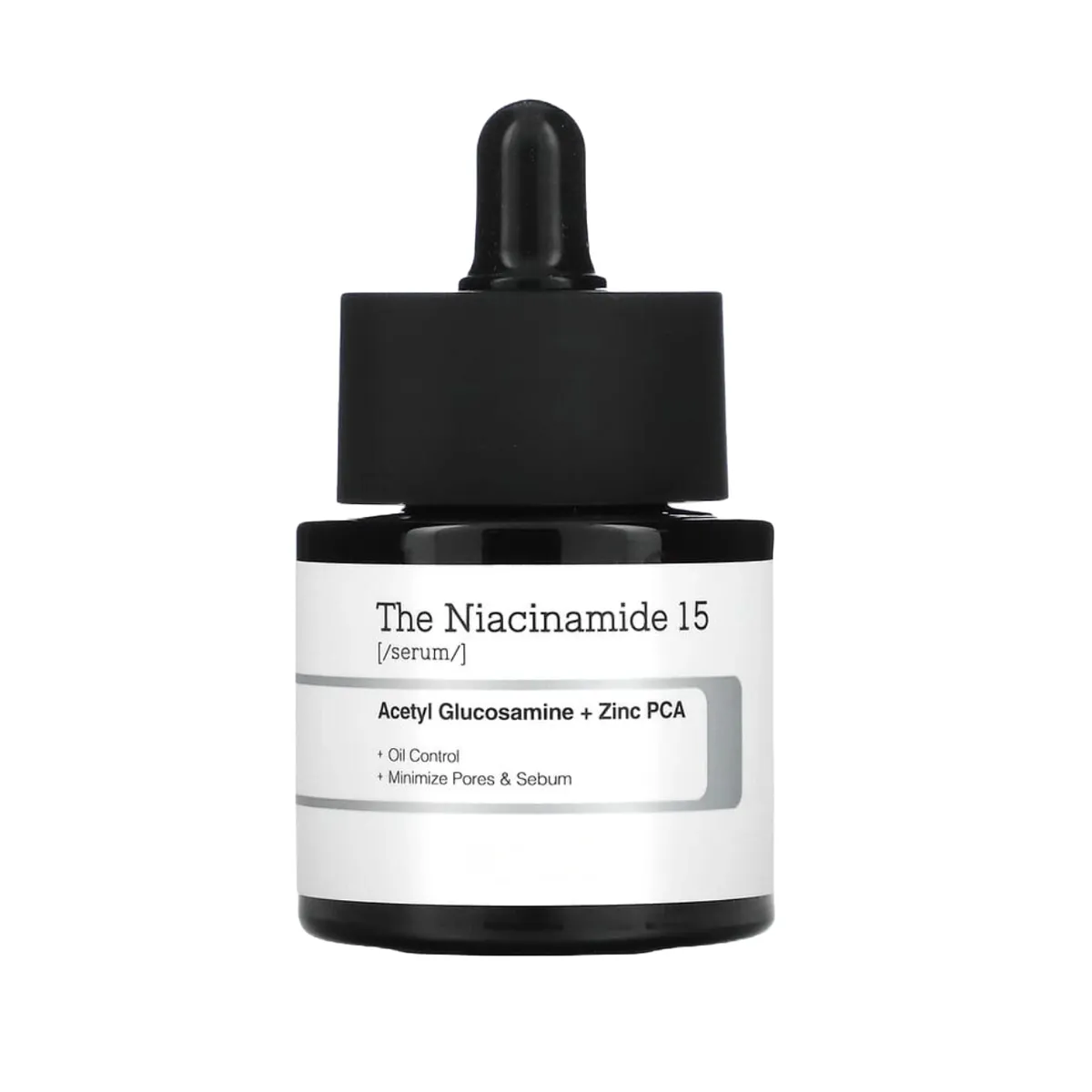 The Niacinamide 15 Serum, Acetyl Glucosamine + Zinc PCA