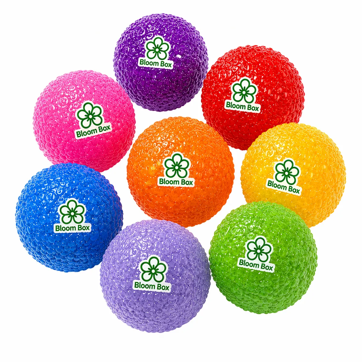 BloomBox 8PCS Yangmei Berry Smoothie Crunchy Sound ASMR Stress Relief Balls