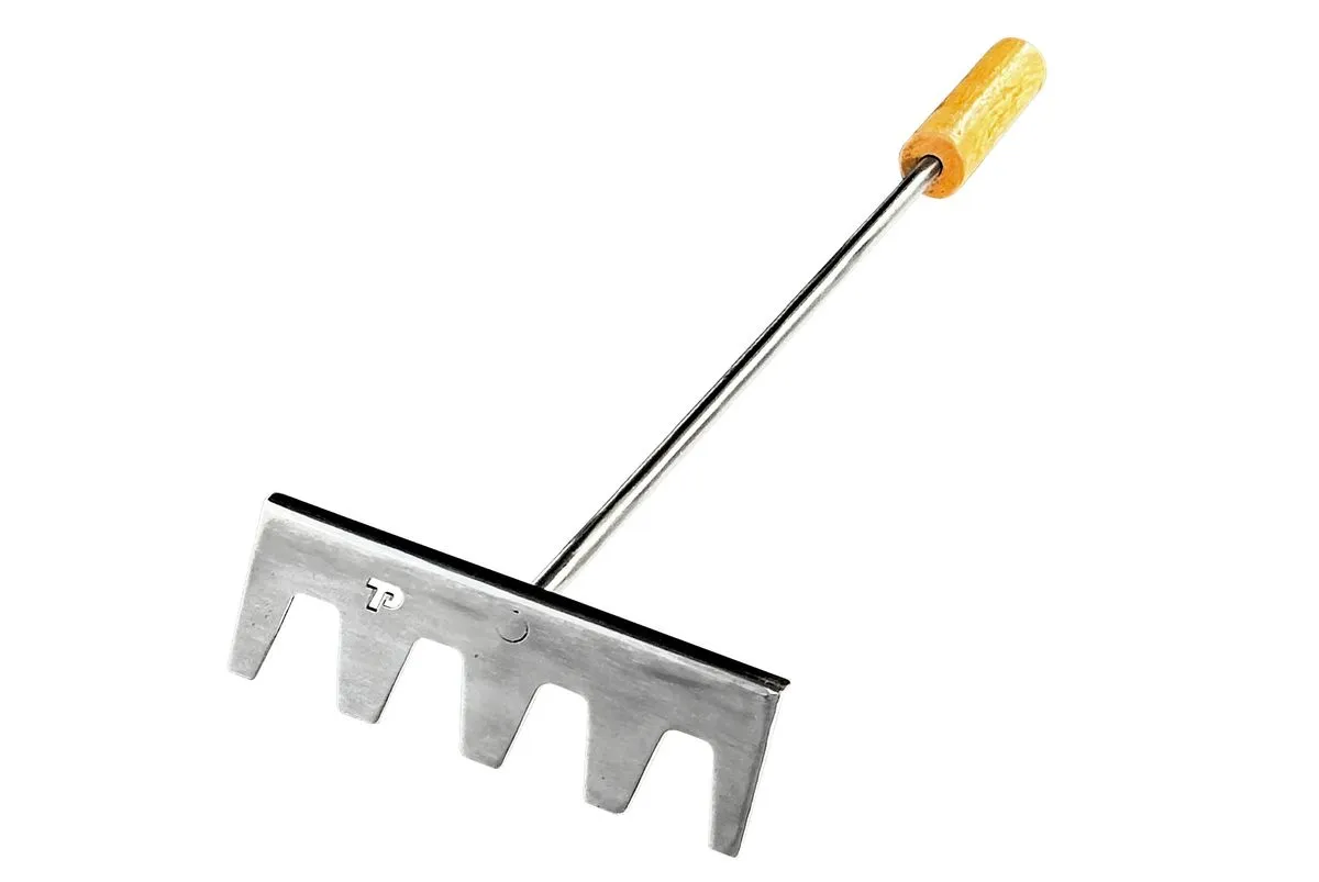TP Coal Rake with Wood Handle