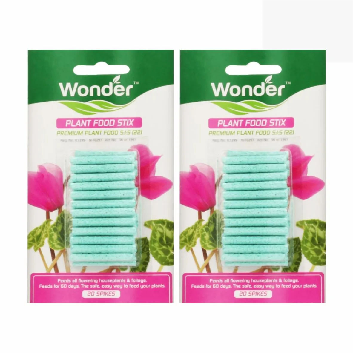 Plant Food Stix Packs - 2 Pack Slow Release Plant Food