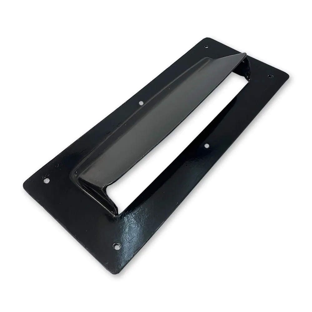 Outdoor Letterbox Slot Cover - Fibreglass - Black