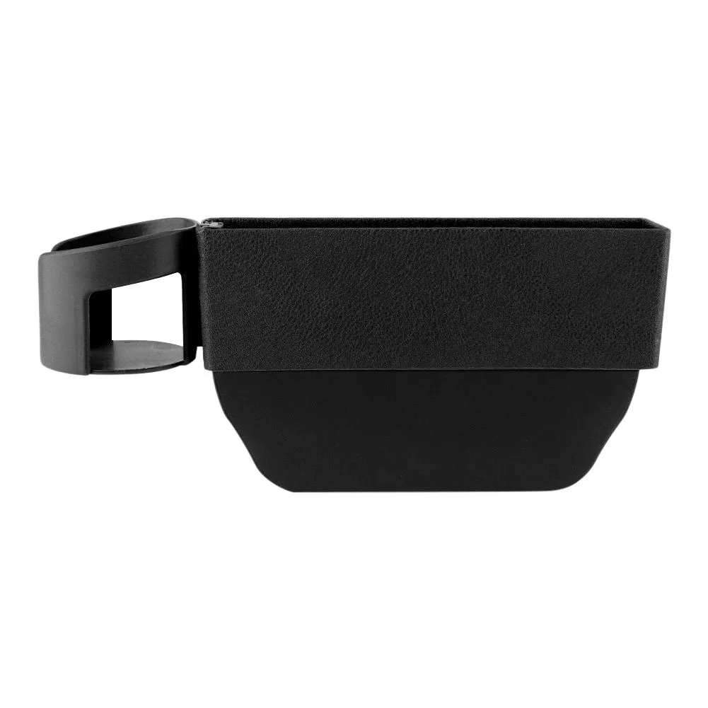 Foldable Car Seat Organizer for Vehicles with Cup Holder & Storage Slots