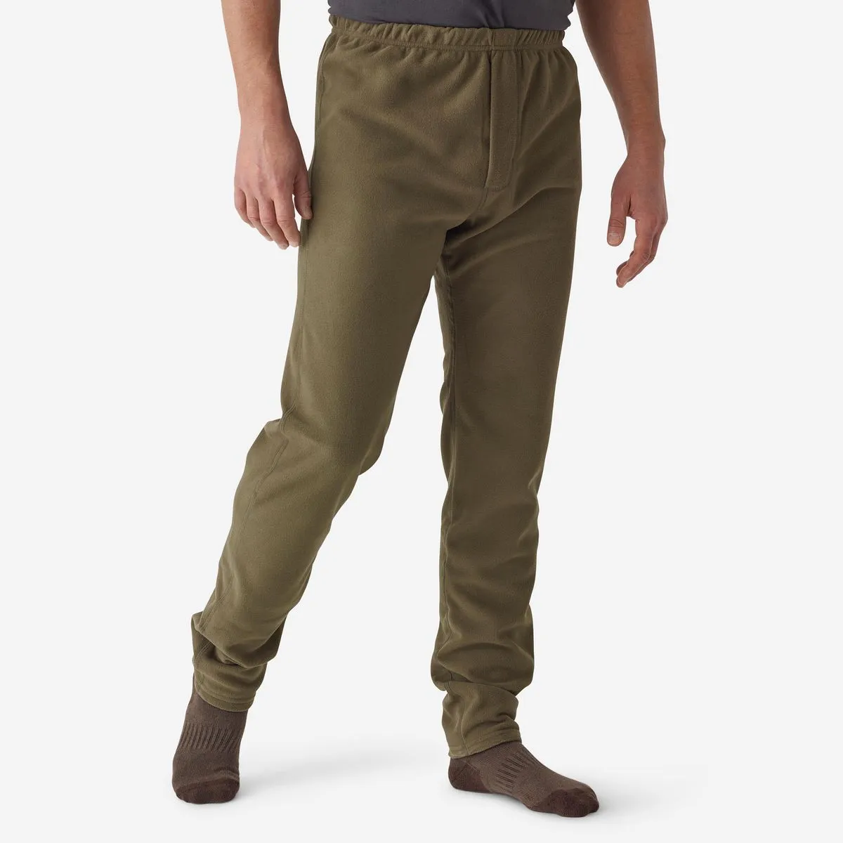 Solognac Mens Base Layer Fleece Trousers 100 - Green