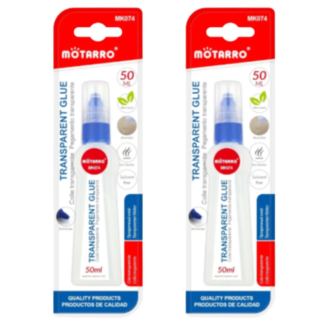 Motarro Transparent Glue 50ml - 2 Pack