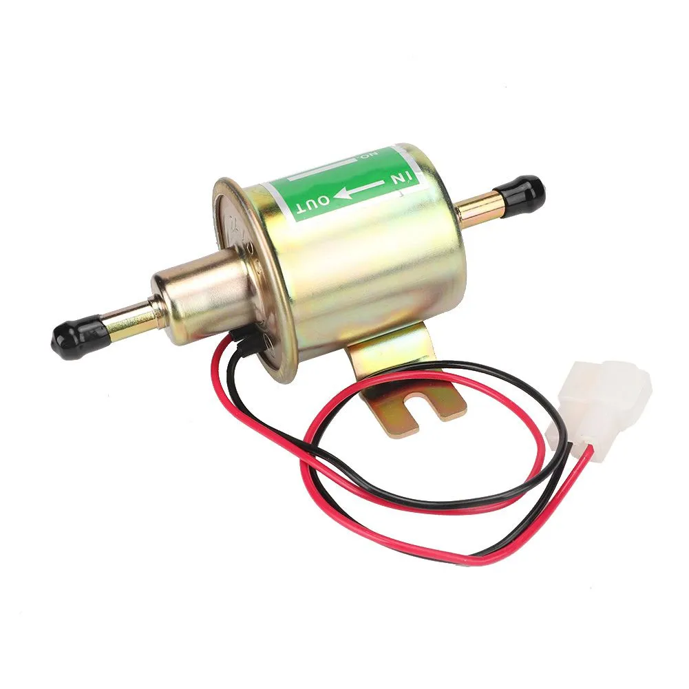 Electric Fuel Pump 24V Universal in line Filter Petrol Diesel for Car Boat