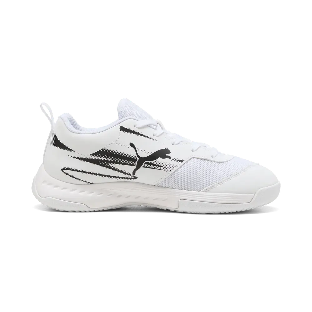 Puma Junior Varion II Indoor Handball Shoes - White/Black