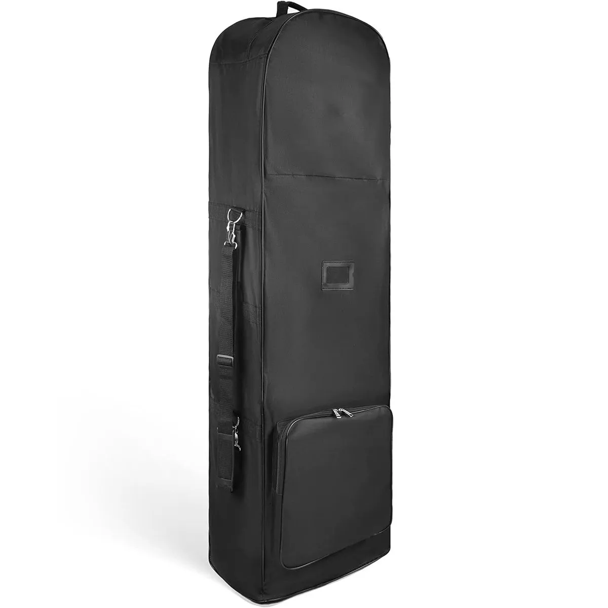 Portable Outdoor Golf Club Bag Carring Bag-with Silent Pulley - Black