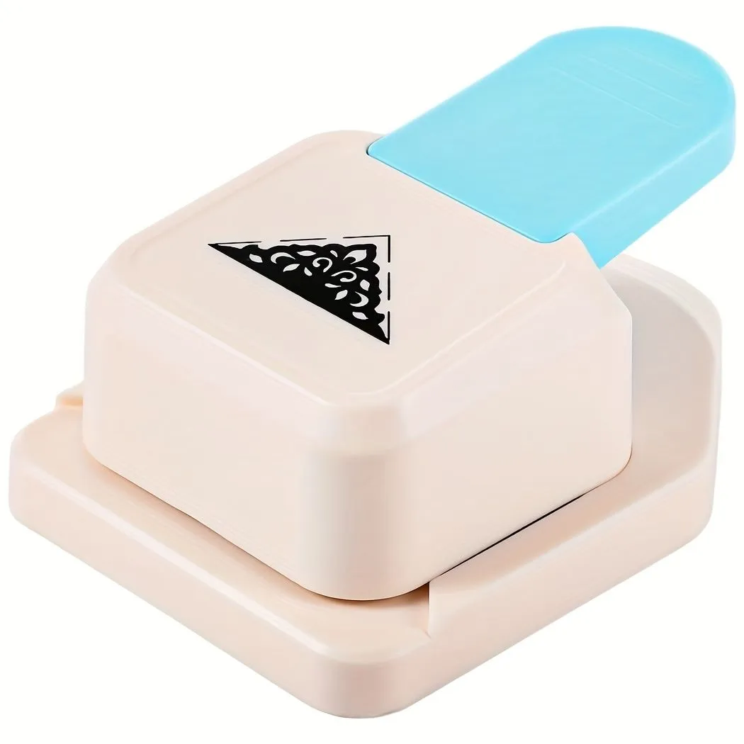 Craft Corner Punch with Triangular Flower Pattern for Scrapbooking