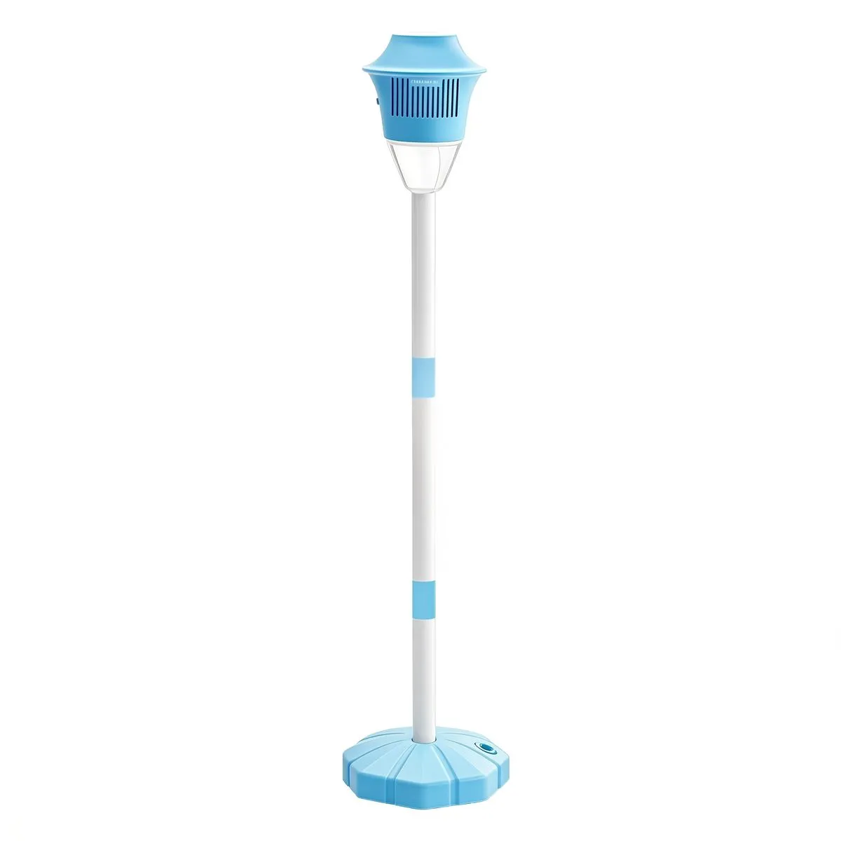 Rechargeable Automatic Bubble Machine with Adjustable Height Stand - Blue
