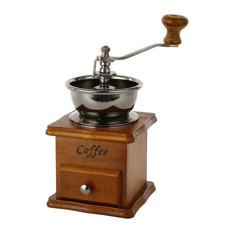 Antique Cast Iron Vintage Hand Manual Coffee Grinder