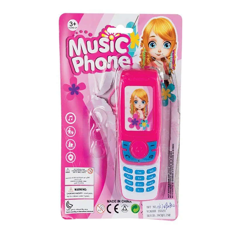 Kids Toys - Musical Instrument - Cellphone - BPA Free Plastic - 5 Pack
