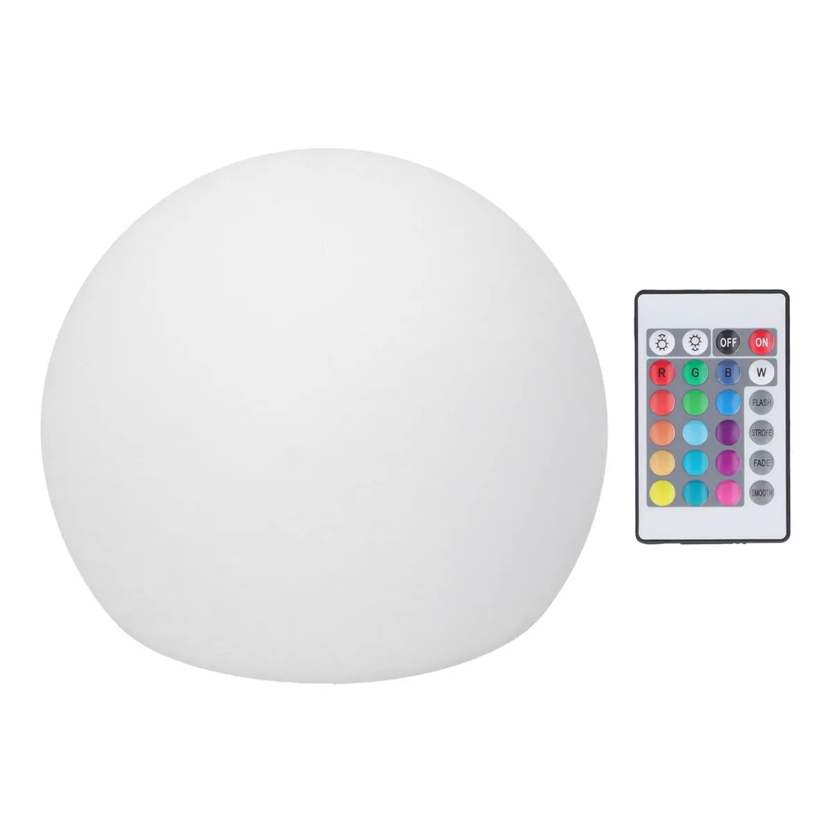 LED Ball Light RGBW Remote Outdoor Globe