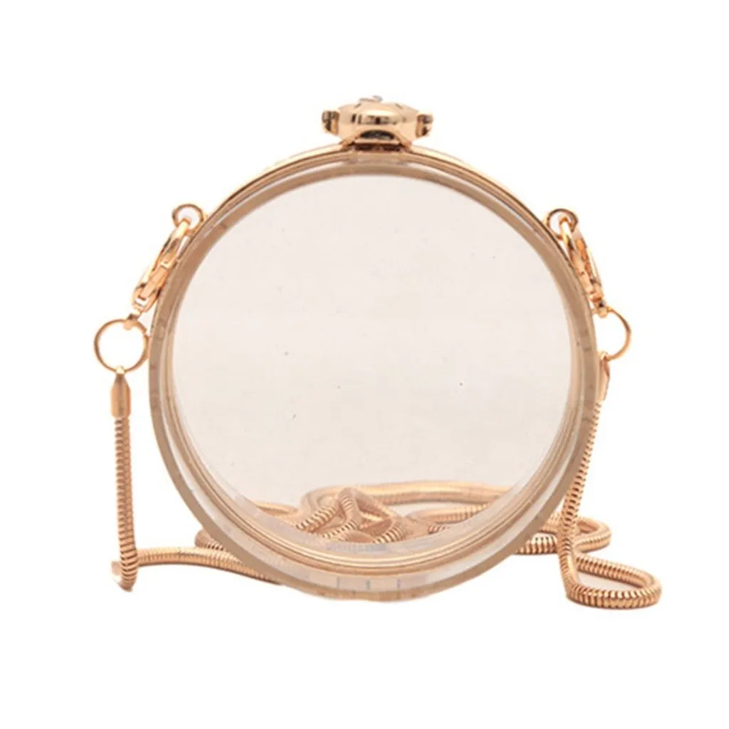 Forest Style Cute Transparent Jelly Round Bag
