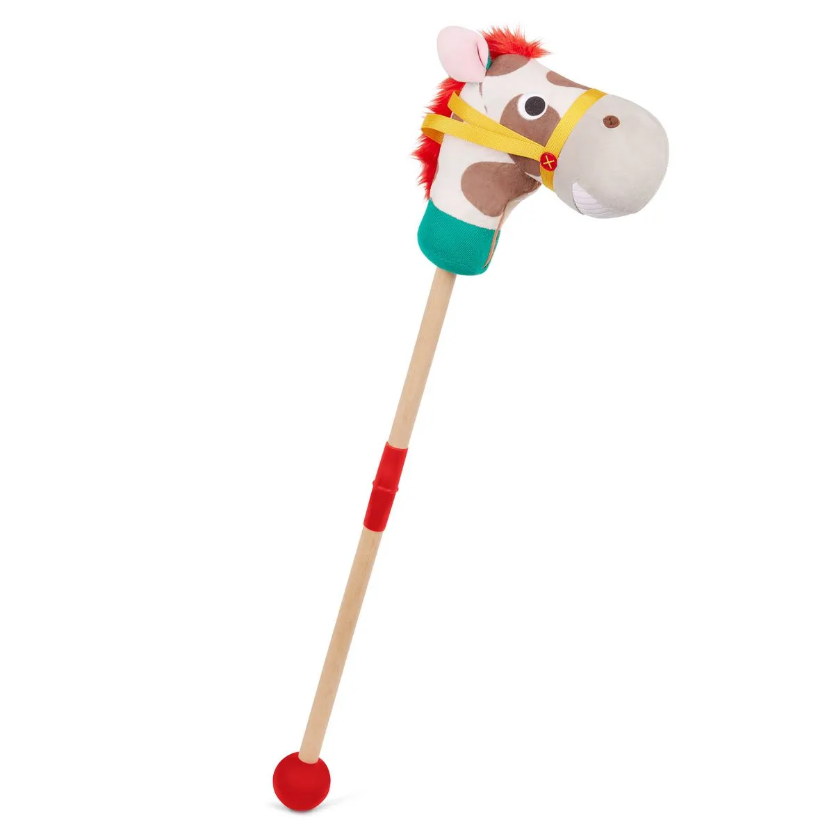 Battat Dino Pal - Plush Hobby Horse with Sounds Ride-On Toy