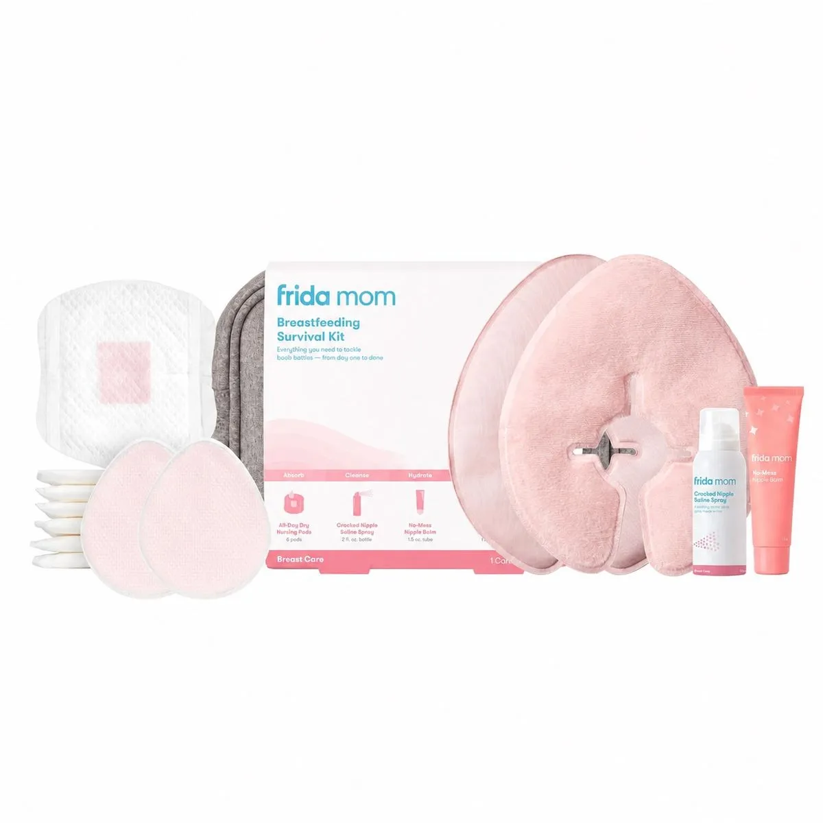 Frida Mom Breastfeeding Survival Kit - 11 Piece Gift Set