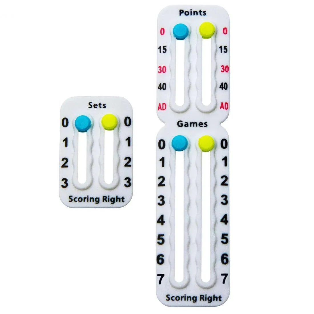 Scoring Right Racket Score keeper - White