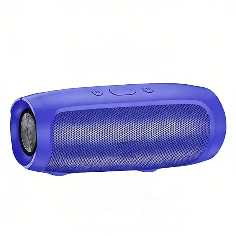 SENBO Blue Bluetooth Speaker Portable Wireless 6W FM AUX USB