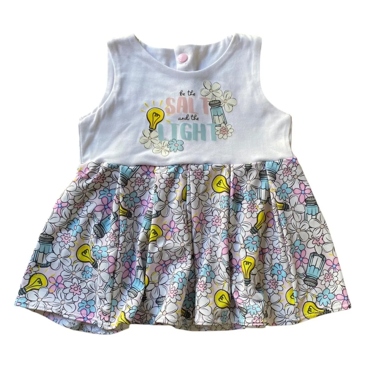 Nineveh Baby Girls "Salt & Light" Twirl Dress