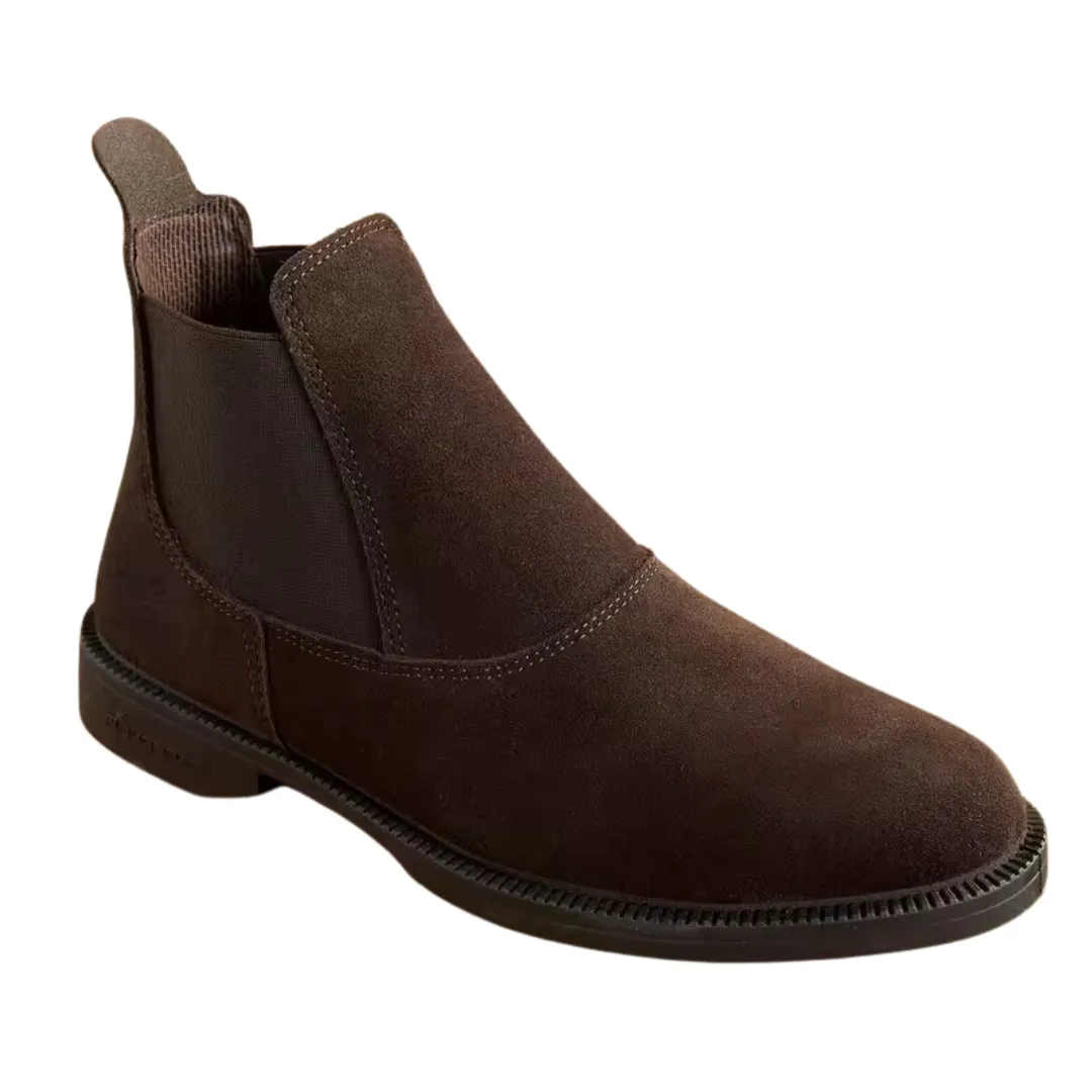 Fouganza Classic Suede Horse Riding Jodhpur Boots - Adult