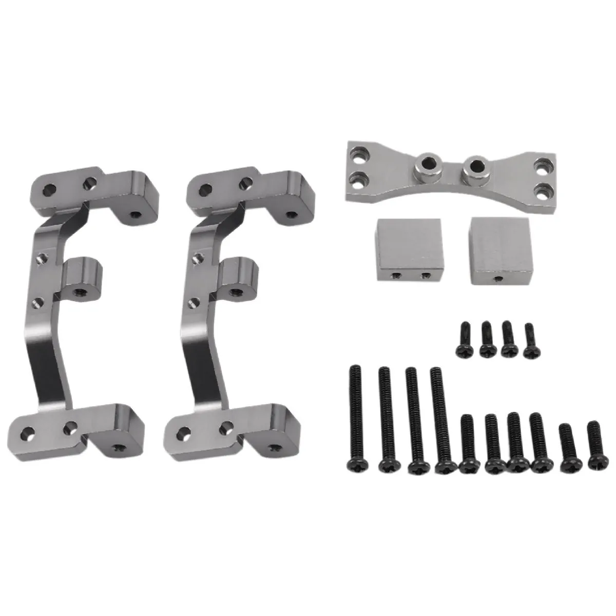 Metal Pull Rod Base Seat Mounts Servo Set for WPL C24 C14 C14K C24K 1/16 RC