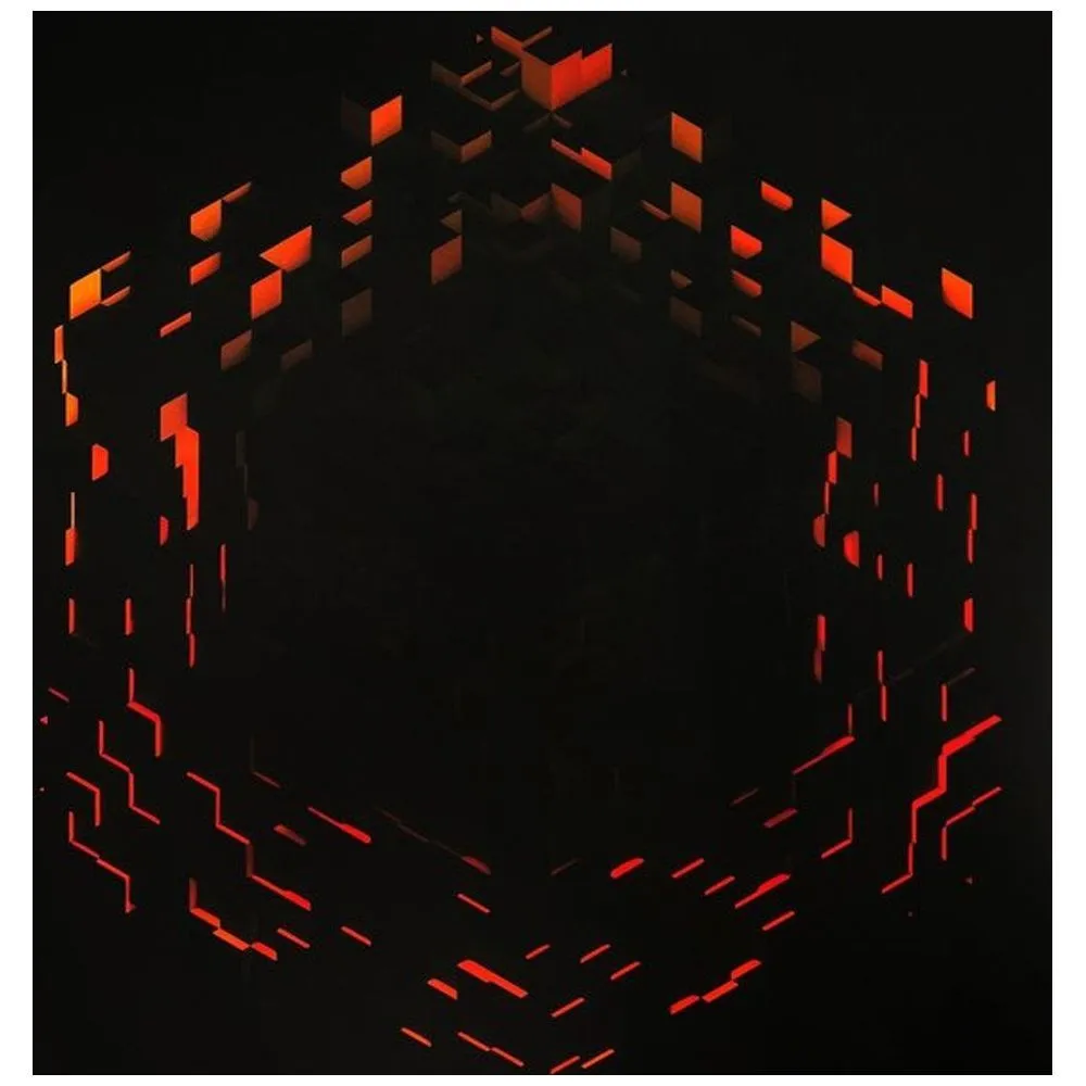 C418 - Minecraft Volume Beta 2LP Fire Splatter Colored Vinyl Repress