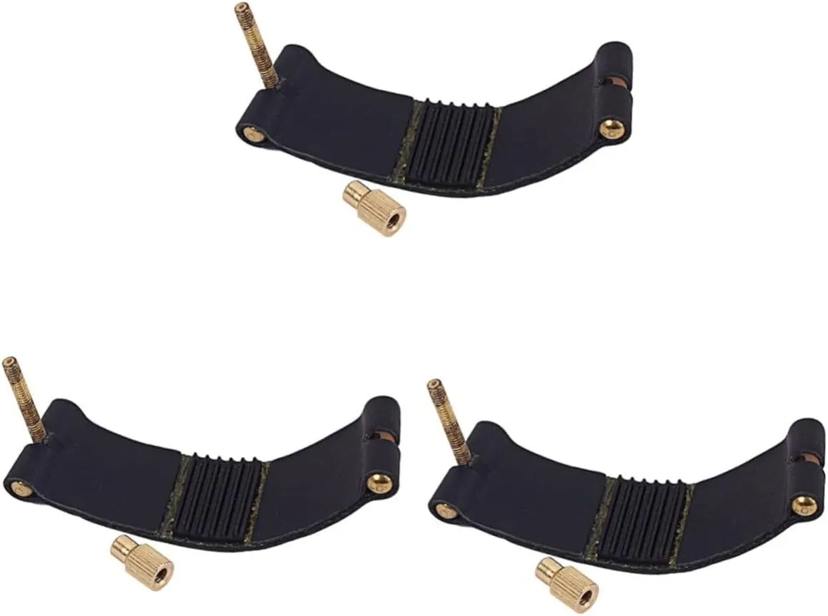 3 Pieces Leather Reed Ligature Saxophone Mouthpiece Clamp Ligature