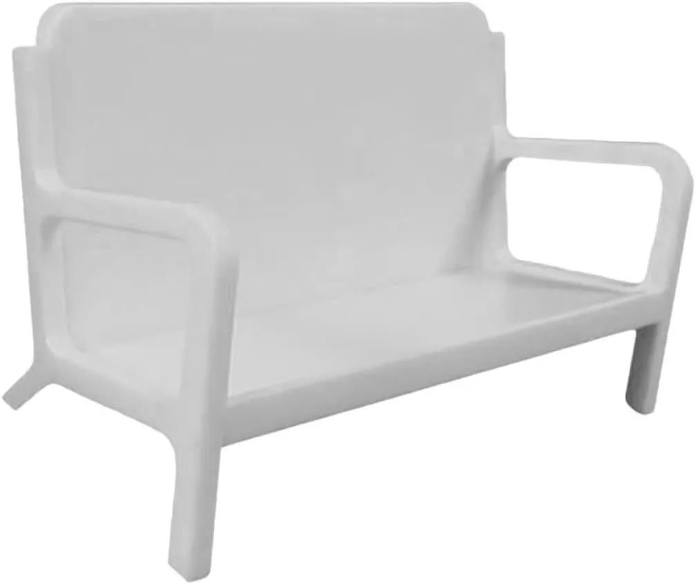 Sofa-shaped Plastic Business Card Holder Desktop Stand for Office Desk