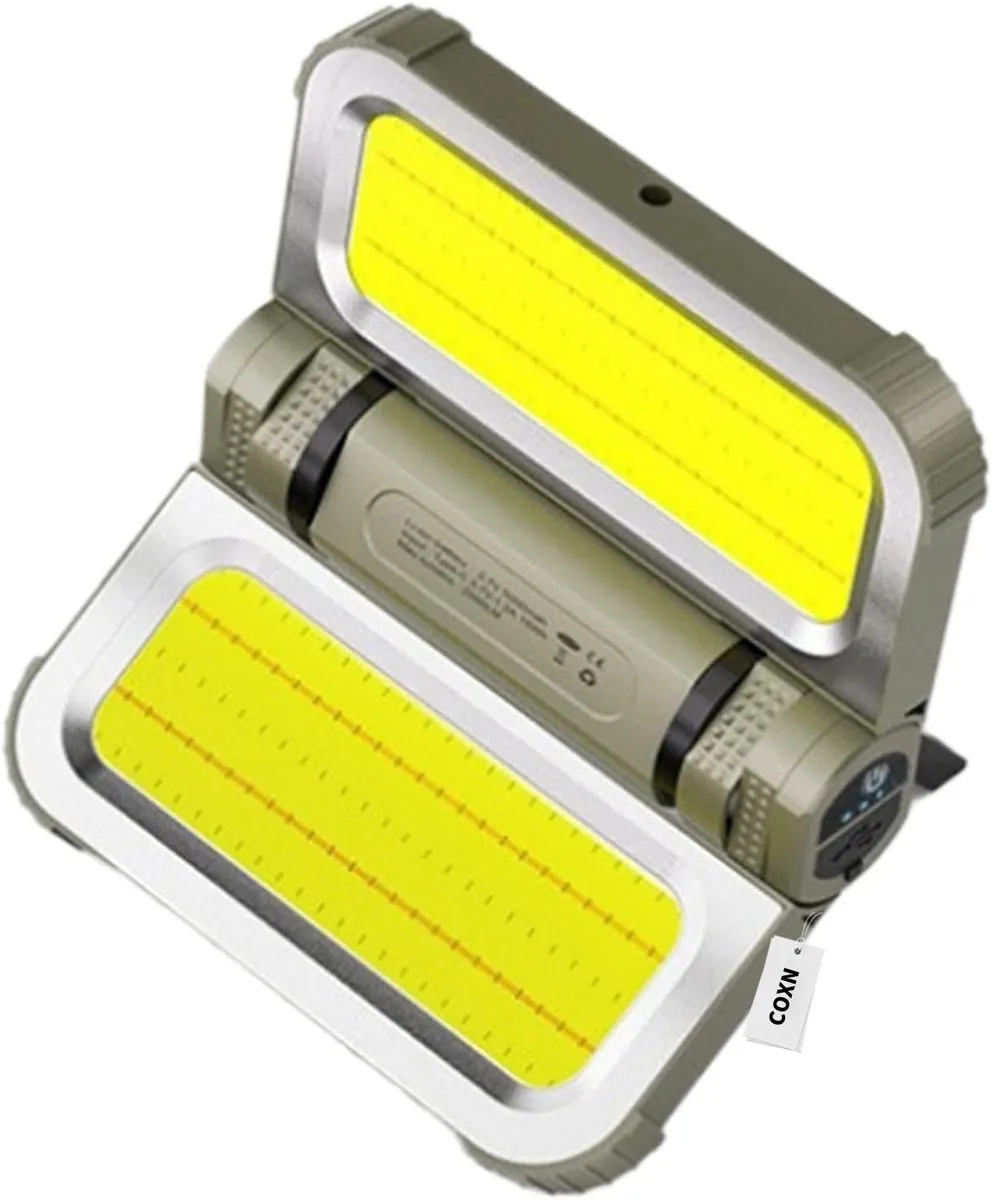 LED Solar Camping Lamp Type-C Rechargeable Light OutdoorHiking HangingLamps