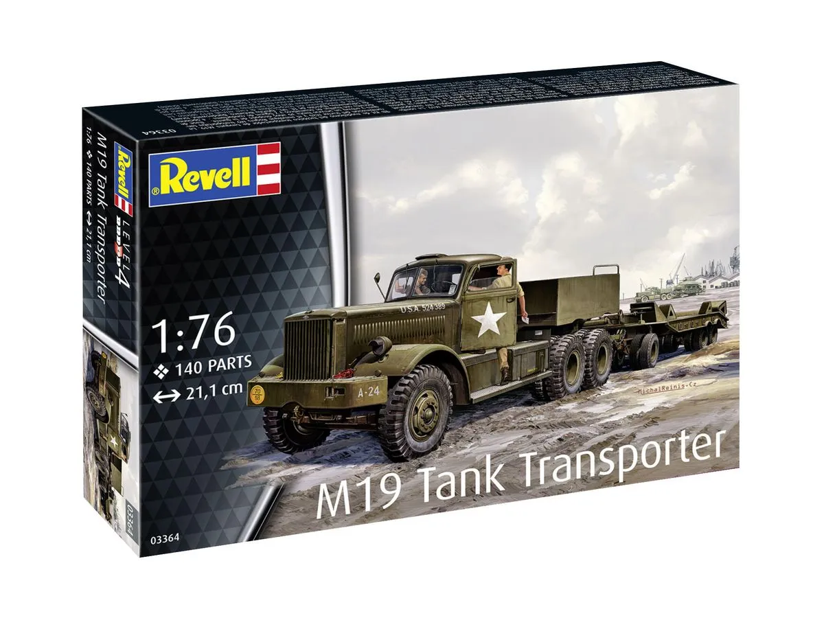 Revell 1/76 M19 Tank Transporter Plastic Model Kit