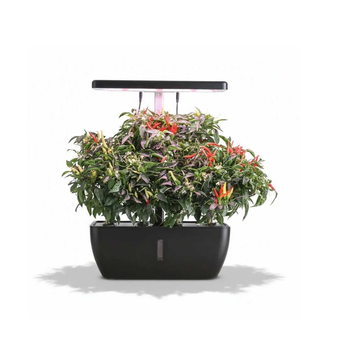 Smart Hydroponic 12 pod planter kit , led growing light, pump and Wifi Z206