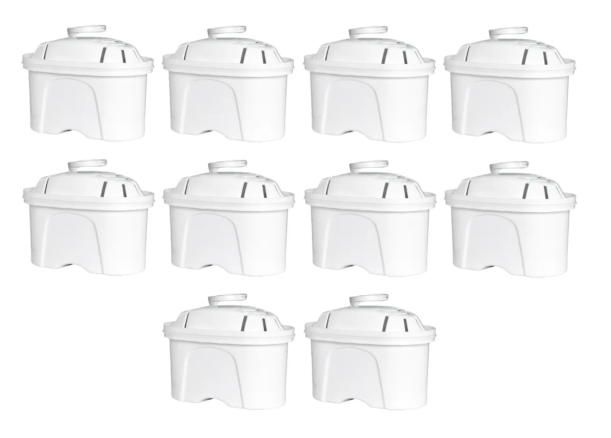 Flow Max Water Filter Cartridges Brita Maxtra Compatible - Value Pack of 10