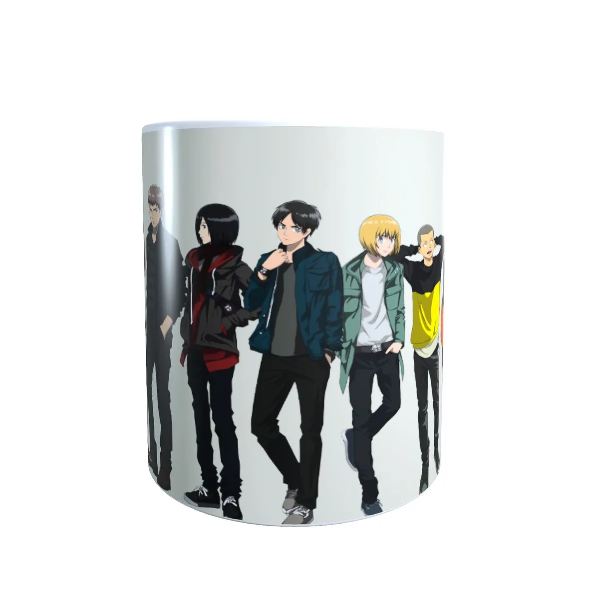 Characters in Casual Wear - Attack on Titan Coffee Mug