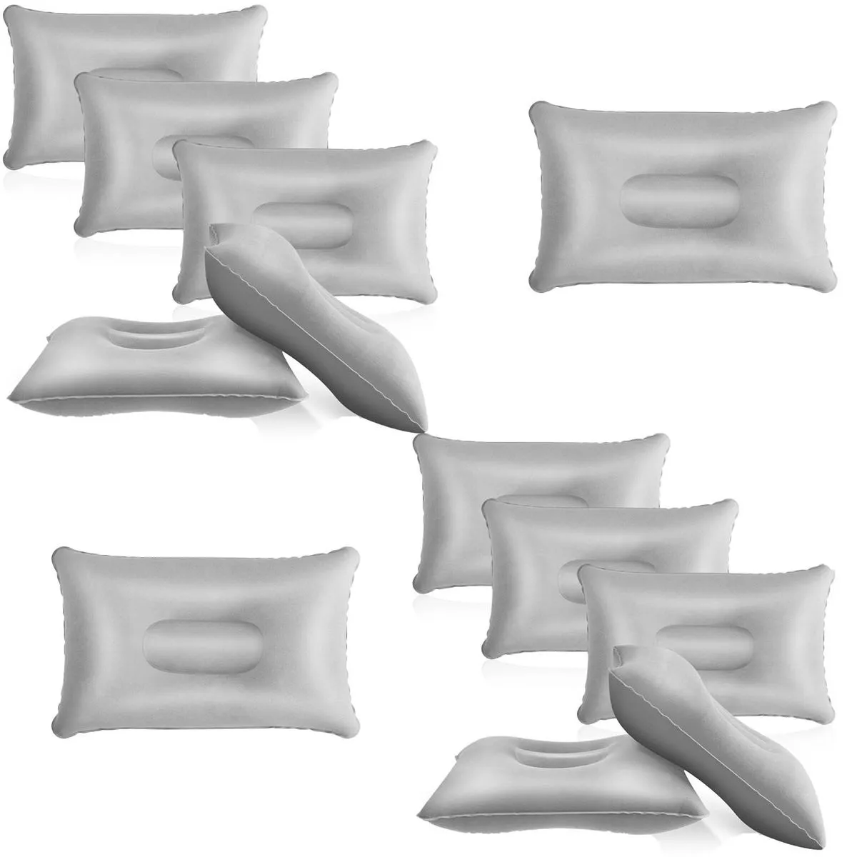 10 Pack Inflatable Travel Pillow Portable Compact Air Pillow for Camping